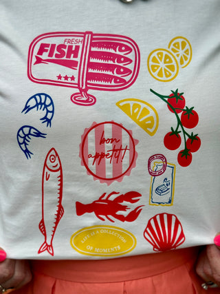 Anaz Sardine Market Graphic Tee