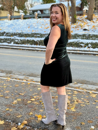 Gentle Fawn Velour Felice Dress