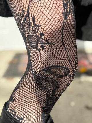 Threads Lace Fishnet Tights