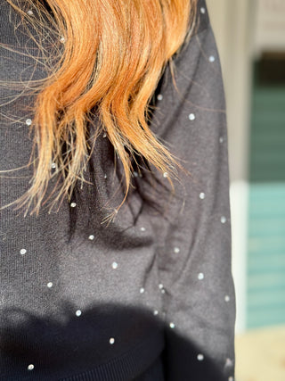 Lyla + Luxe Bianca Crystal Pullover