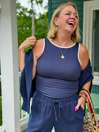 Gentle Fawn Naia Navy Ringer Tank