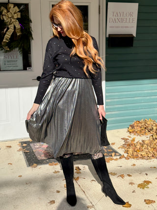 Lyla + Luxe Bianca Crystal Pullover