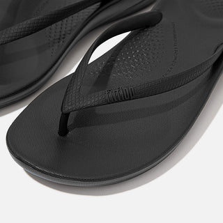 FitFlop IQushion Ergonomic Flip Flop in Black