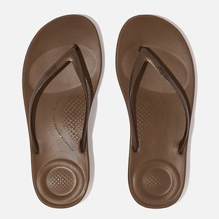 FitFlop IQushion Ergonomic Flip Flop in Bronze