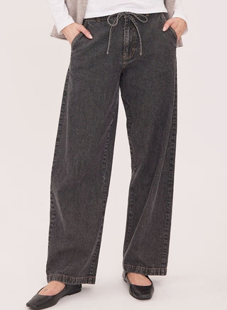 Gentle Fawn Hayden Black Washed Denim Pant