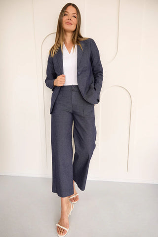 Beddome Stretch Denim Mid-Rise Wide Stretch Jean