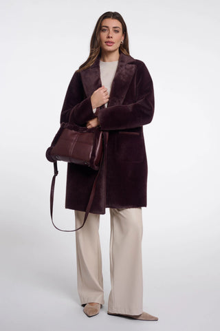 Rino & Pelle Jasha Shopper in Fig Fudge