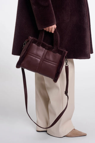 Rino & Pelle Jasha Shopper in Fig Fudge