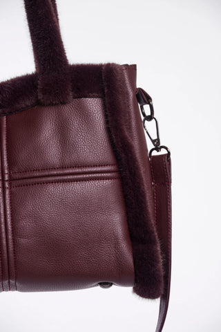 Rino & Pelle Jasha Shopper in Fig Fudge