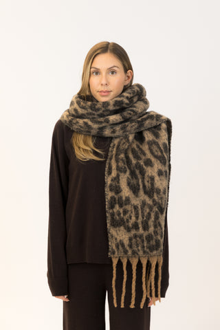 Lyla + Luxe Leopard Scarf