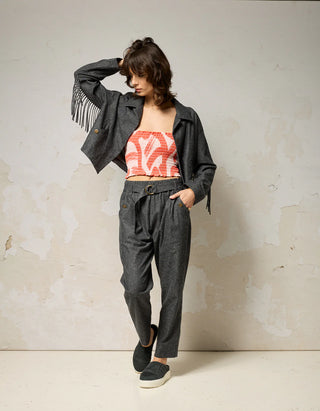 Cokluch Mela Fringed Jacket