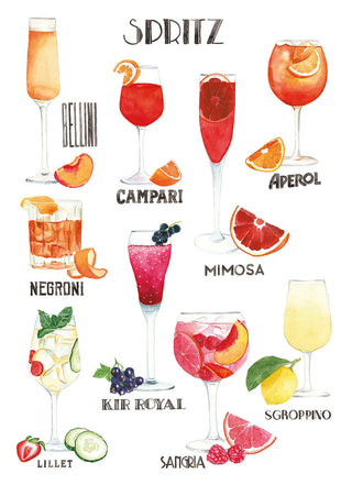 Maison Lorrain Spritz Tea Towel