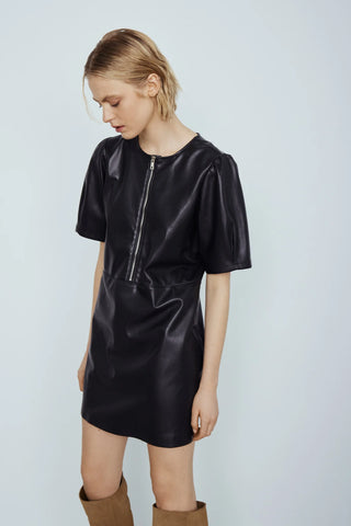 Melissa Nepton Naiya Vegan Leather Dress