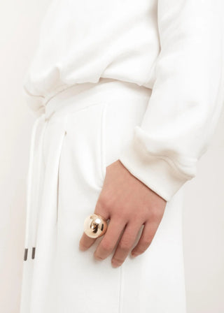 Paper Label Jayne Trouser Sweatpant in Gardenia