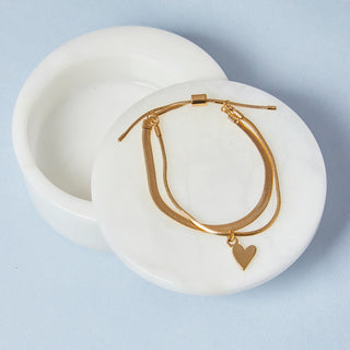 Foxy Originals Rosie Gold Heart Slider Bracelet