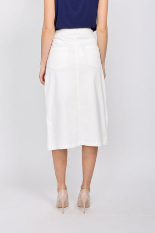 Emproved White Denim Skirt