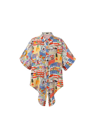 FRNCH Celiane Market Print Shirt