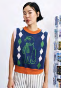 FRNCH Torquay Sleeveless Sweater