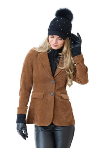 Furlux Blake Blazer in Cognac Corduroy