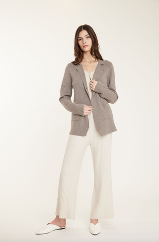 Pistache Knit Blazer Cardi