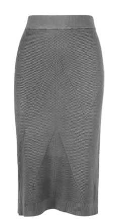 Astrid Mellow Zig Zag Knit Skirt