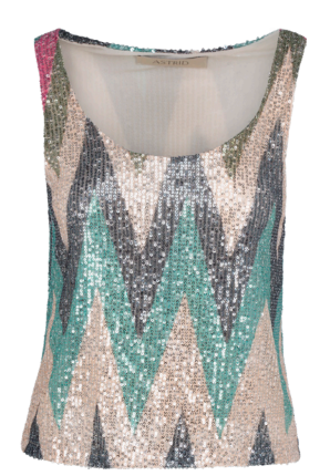 Astrid Grammy Multi Sequins Top