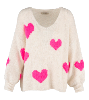 Astrid Heart Knit Sweater