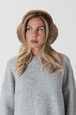 Lyla + Luxe Fuzzy Driftwood Earmuffs