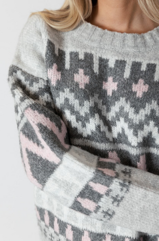 Lyla + Luxe Landen Fair Isle Pullover