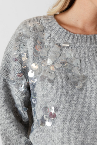 Lyla + Luxe Opal Sequins Sweater