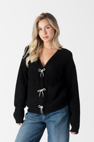 Lyla + Luxe Stella Bows Cardigan