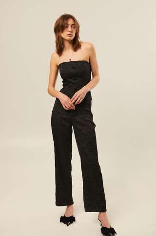 Hilary MacMillan Paisley Wide Leg Pant