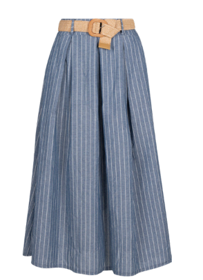 Astrid In Wonderland Pinstripe Skirt