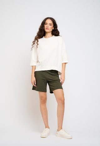 Pistache Eggshell French Terry Sweatshirt