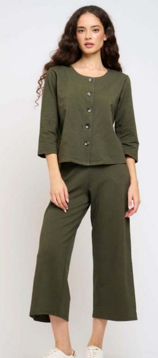 Pistache French Terry Pant