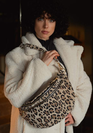 Mathilde Perez Leopard Crossbody Bag