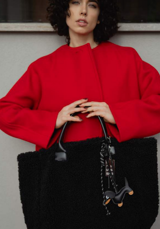Mathilde Plume Sherpa Tote