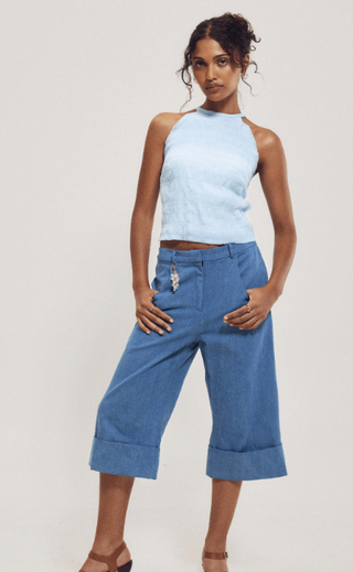 Hilary MacMillan Denim Culotte