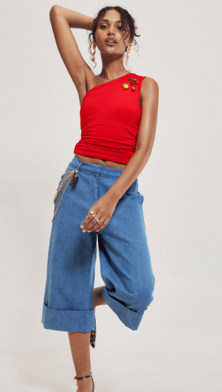 Hilary MacMillan Denim Culotte