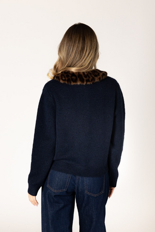 Lyla + Luxe Aurora Fur Collar Cardi