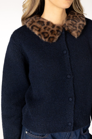 Lyla + Luxe Aurora Fur Collar Cardi