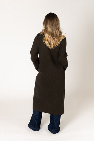 Lyla + Luxe Vicki Essentials Olive Coatigan