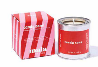 Mala Candy Cane Candle