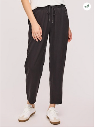 Gentle Fawn Lennox Tencel Pant in Washed Black