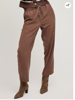 Gentle Fawn Lennox Tencel Pant in Brunette