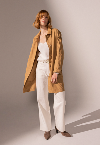 Gentle Fawn Lark Cotton Twill Trench