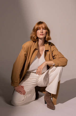 Gentle Fawn Lark Cotton Twill Trench