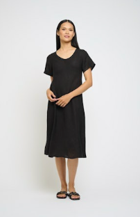 Pistache Bias Cut Linen Dress