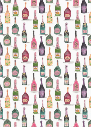 Maison Lorrain Champagne Rosé Tea Towel