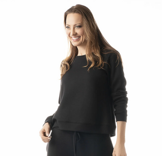 Pure Essence Black Bamboo Sweatshirt